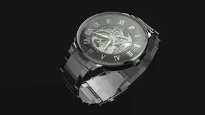 Final clean version of 3D watch model