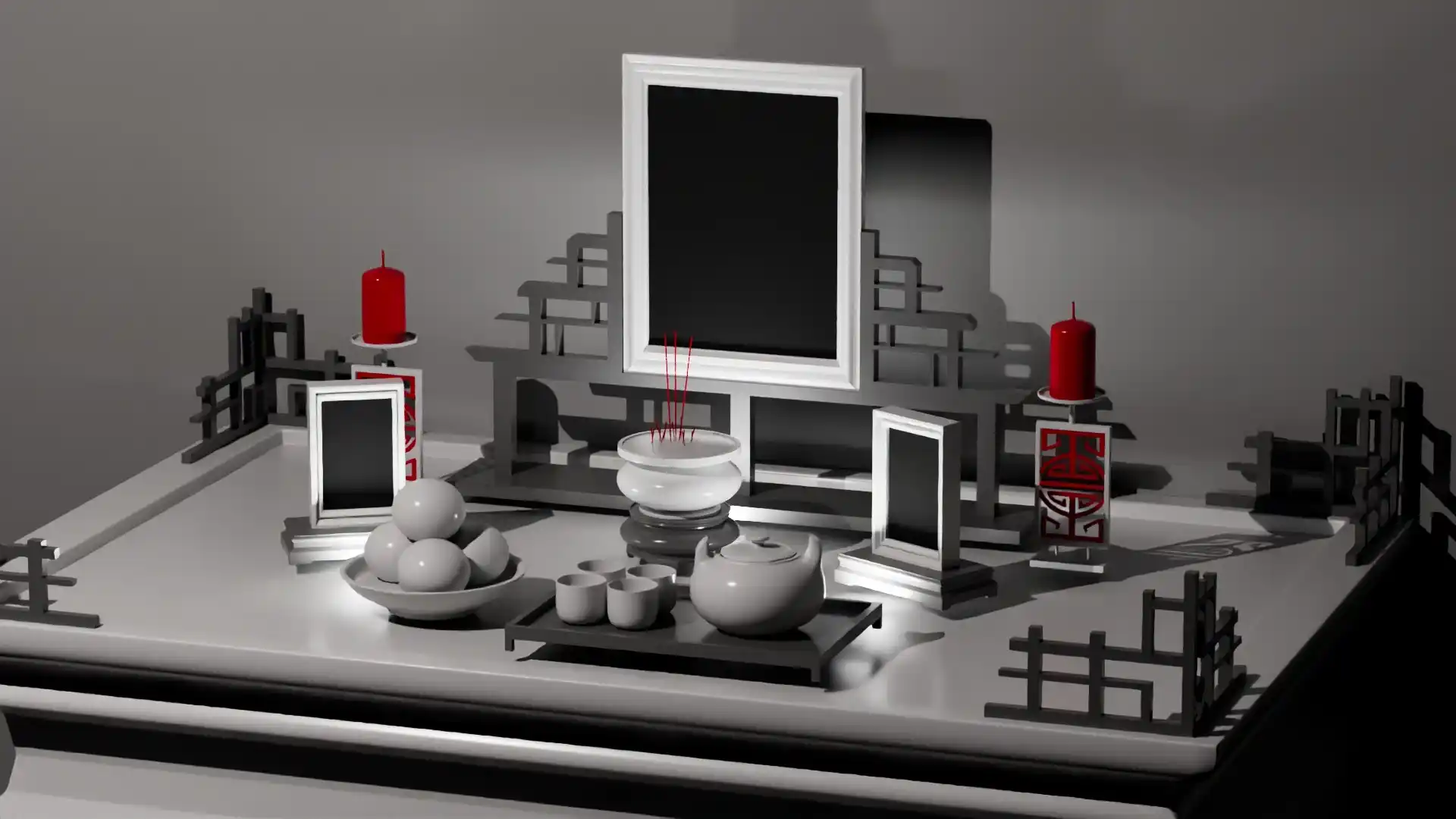 Watch 3D model in occlusion rendering